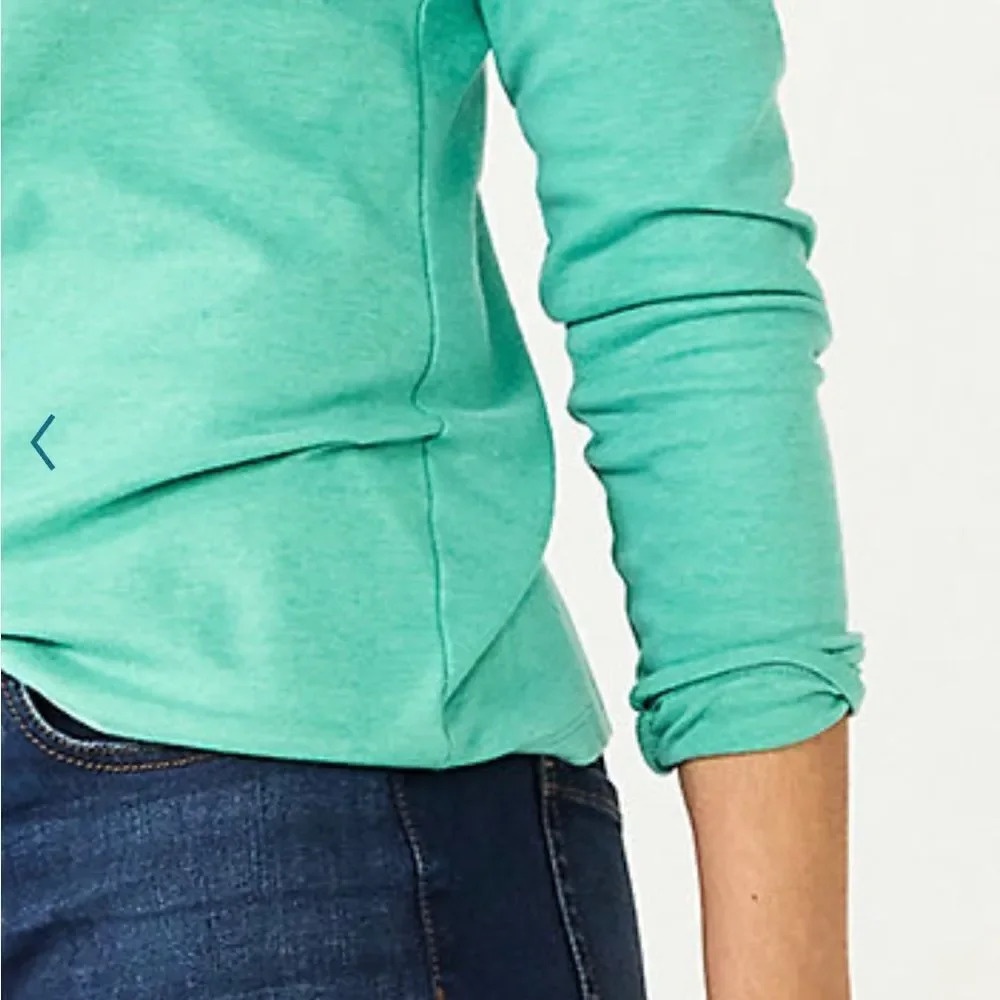 Women's Croft & Barrow® Essential Long-Sleeve Mockneck Large - Picture 4 of 5